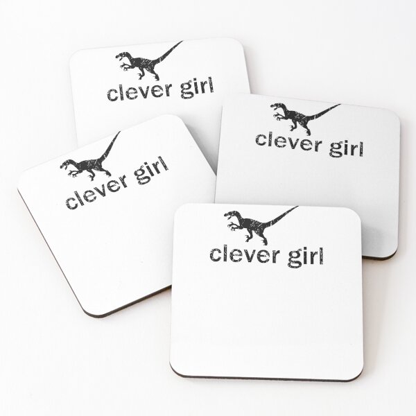 Item preview, Clever Girl (Black) designed and sold by Michelle Ferguson.