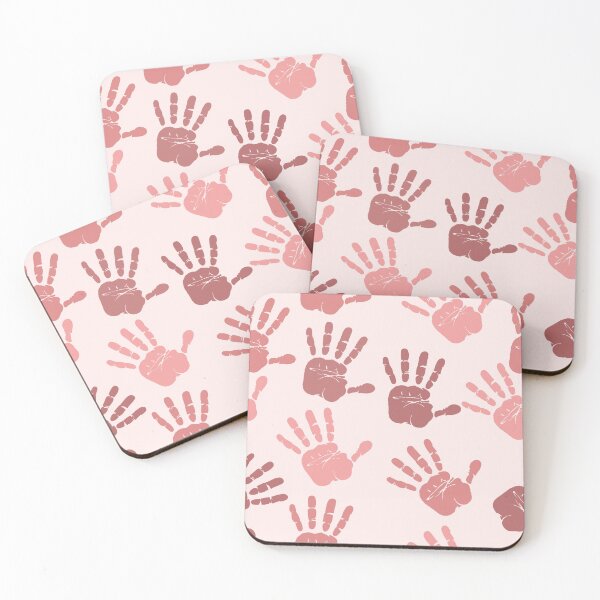 Item preview, Shades of Red Hand Prints Pattern designed and sold by everything4eva.