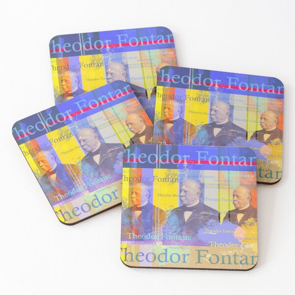 Item preview, Theodor Fontane Portrait, famous German writer designed and sold by Mauswohn.