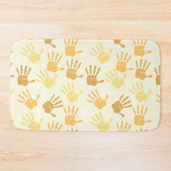 Item preview, Shades of Yellow Hand Prints Pattern designed and sold by everything4eva.