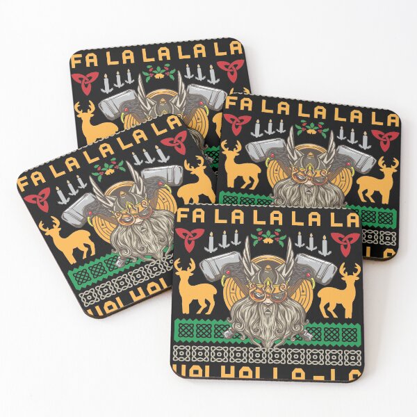 Item preview, Fa La La La Valhalla  Viking Nordic Ugly Christmas Gift  designed and sold by Rzelemenz.