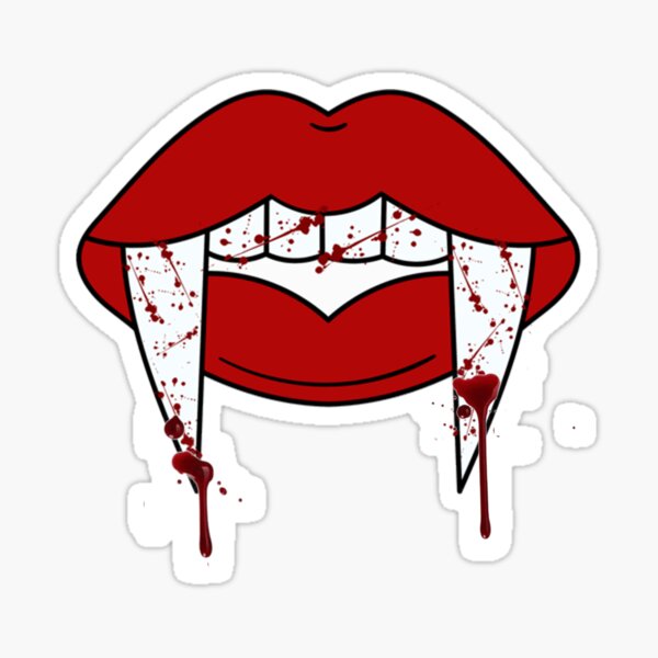 Vampire Glitter Drip Lips Png Set Graphic by TheGGShop · Creative Fabrica