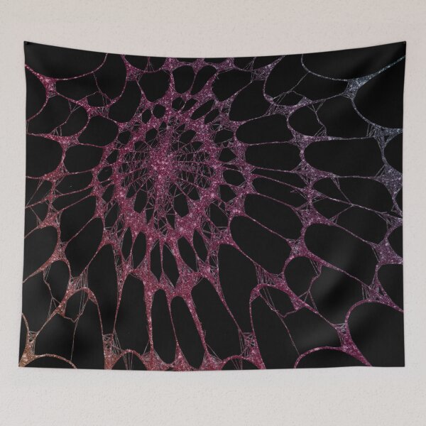 Item preview, Pastelgoth Rainbow Spider Web Gothic Glamor Ghoul designed and sold by Xarah.