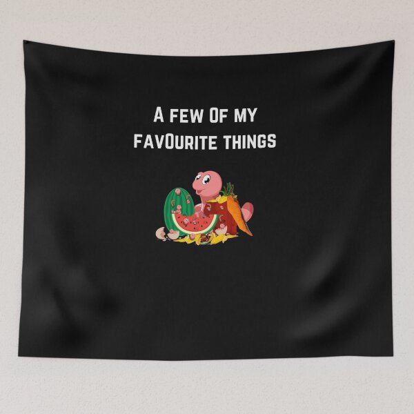 Item preview, A Few Of My Favourite Things - Funny Worm Farming T-shirt designed and sold by Vermi-Love.