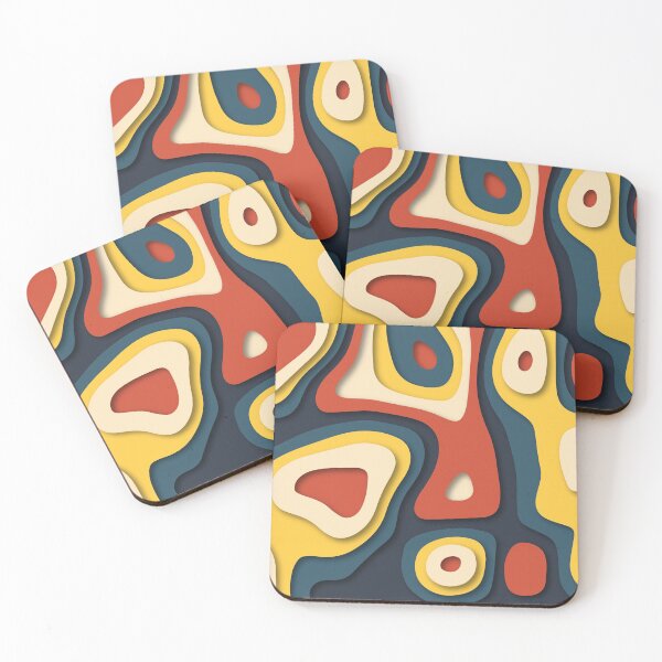 Item preview, Flat Colors Paper Cut Out Effect designed and sold by More than Myriad.