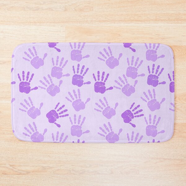 Item preview, Shades of Purple Hand Prints Pattern designed and sold by everything4eva.