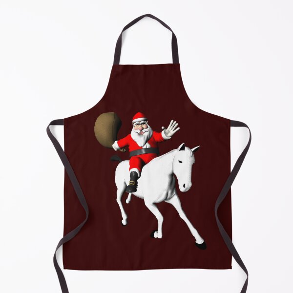 Item preview, - Santa Riding A White Horse designed and sold by Mythos57.