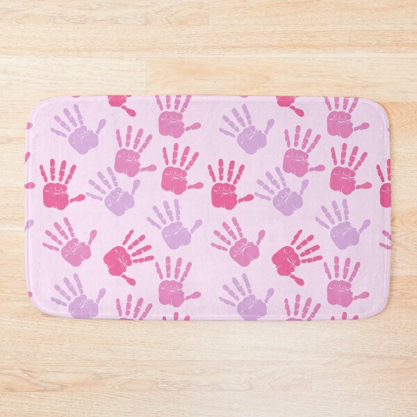 Item preview, Shades of Pink Hand Prints Pattern designed and sold by everything4eva.