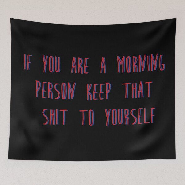 Item preview, morning person sarcastic tshirt designed and sold by Aimen  Toor.