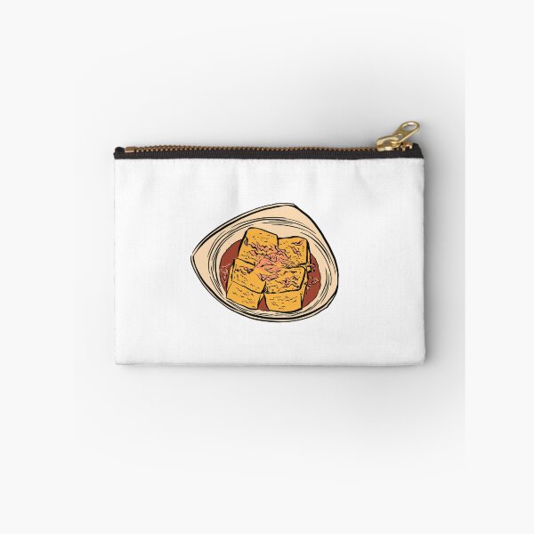 Item preview, Illustration of a Japanese Snack - Deep-fried Tofu topped with Bonito Flakes designed and sold by iswenyi.