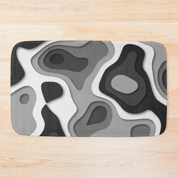 Item preview, Grayscale Pastels Paper Cut Out Effect designed and sold by More than Myriad.