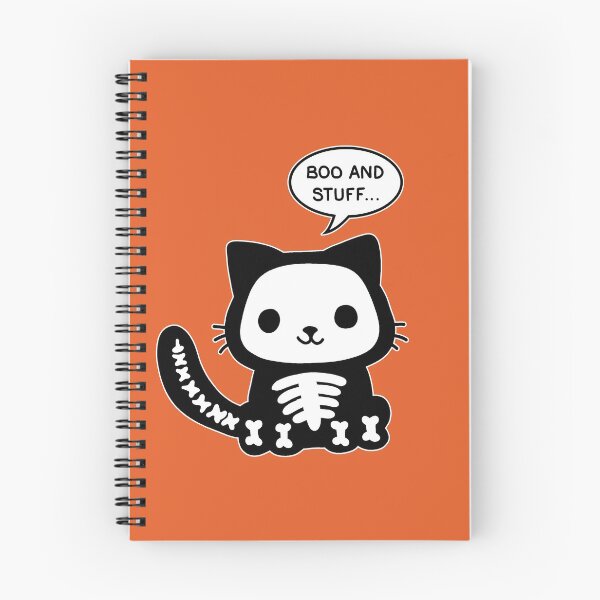 Item preview, Halloween skelton cat designed and sold by ValentinaHramov.