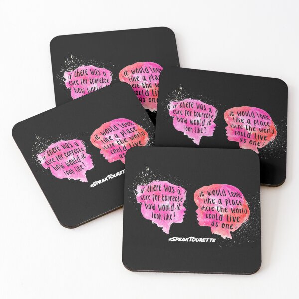 Item preview, If there was a cure for Tourette Syndrome, .. it would look like a place where the world could live as one, Tourettes Awareness designed and sold by MJDezigns.