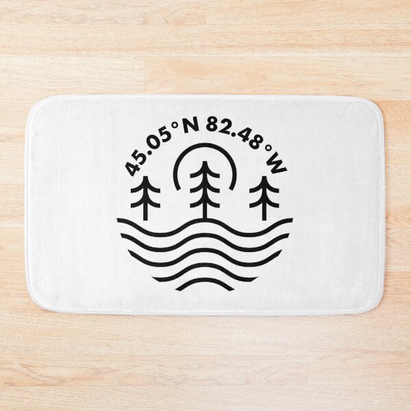 Item preview, Lake Huron Coordinates designed and sold by HalpinDesign.