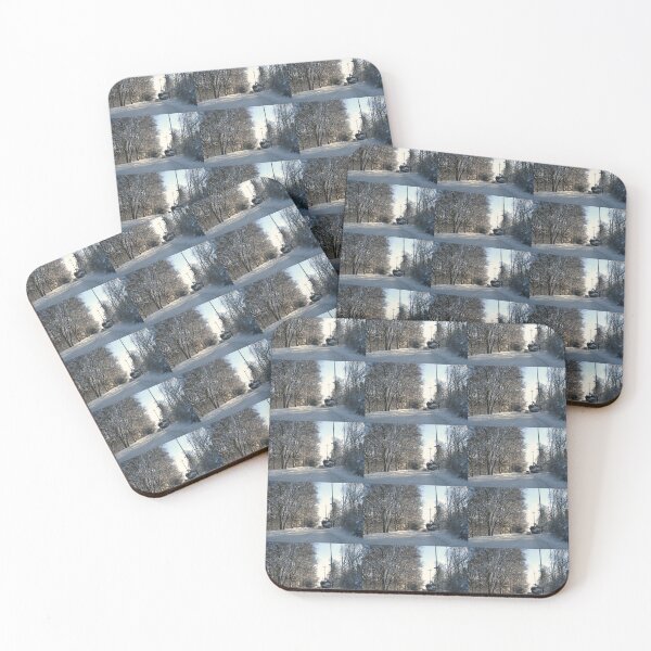 Item preview, Beautiful scenery of snow road during winter season designed and sold by findsbyjune374.