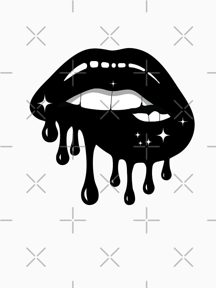 Black Woman Shirt Melanin Dripping Lips Shirt -  Israel