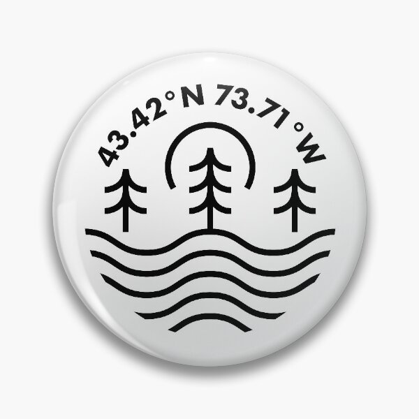 Item preview, Lake George Coordinates designed and sold by HalpinDesign.