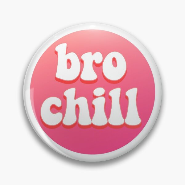 Item preview, bro chill aesthetic font pink designed and sold by collazodesigns.