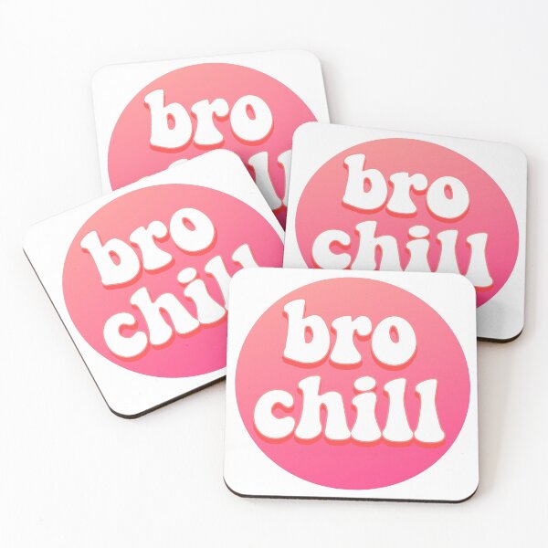 Item preview, bro chill aesthetic font pink designed and sold by collazodesigns.