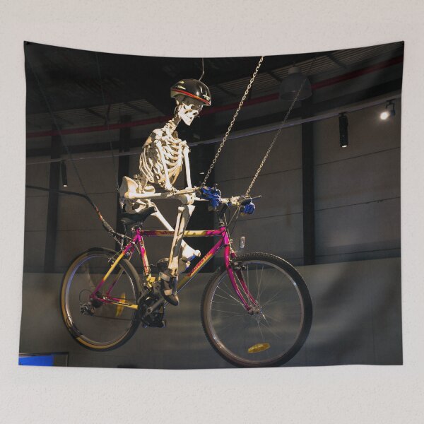 Item preview, The Skeleton Cyclist designed and sold by Steven Jodoin.