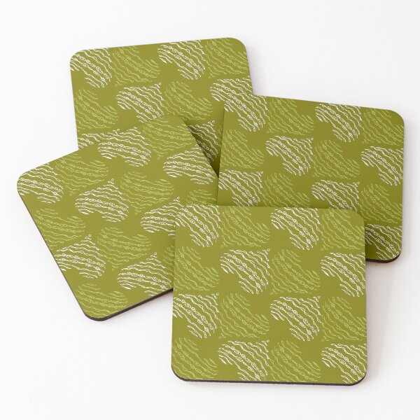 Item preview, Lime Green Swirly Hearts Pattern designed and sold by everything4eva.