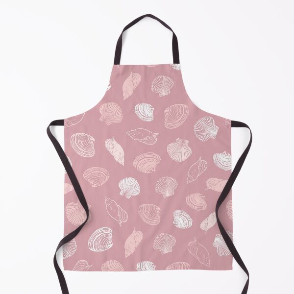 Item preview, Vector coral pink repeat pattern with variety of seashells.  designed and sold by jamiesoondesign.