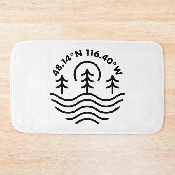 Item preview, Lake Pend Oreille Coordinates designed and sold by HalpinDesign.