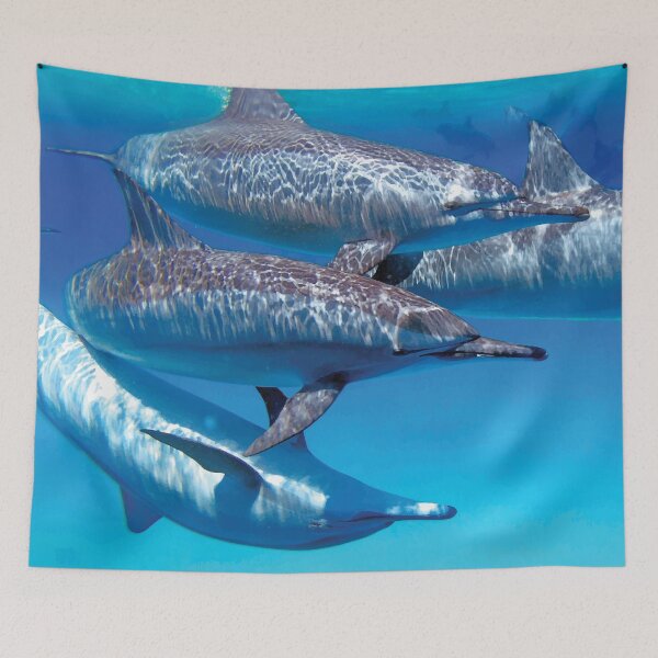 Item preview, Undersea Adventure with a Dolphin Pod designed and sold by PlanetPrints.