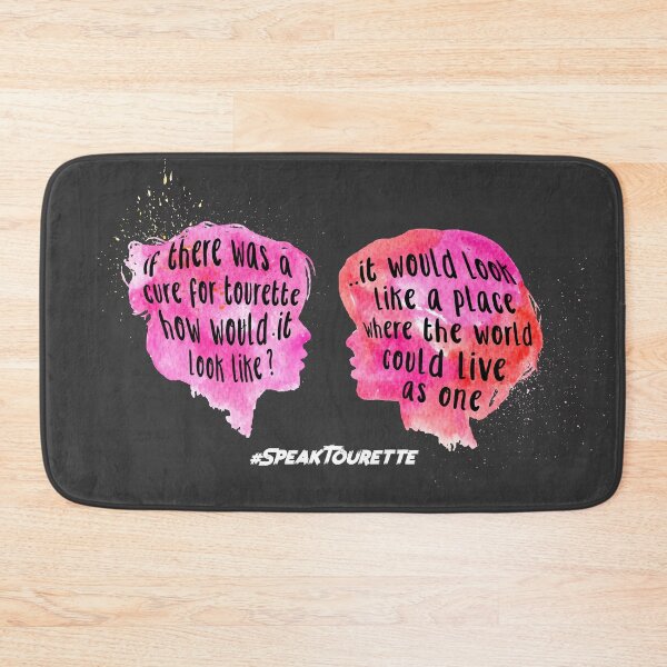 Item preview, If there was a cure for Tourette Syndrome, .. it would look like a place where the world could live as one, Tourettes Awareness designed and sold by MJDezigns.