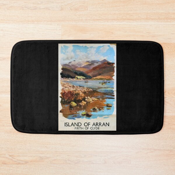 Item preview, Island Of Arran retro poster designed and sold by CorasPosters.