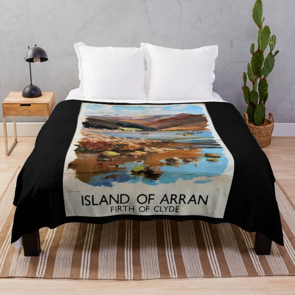 Item preview, Island Of Arran retro poster designed and sold by CorasPosters.