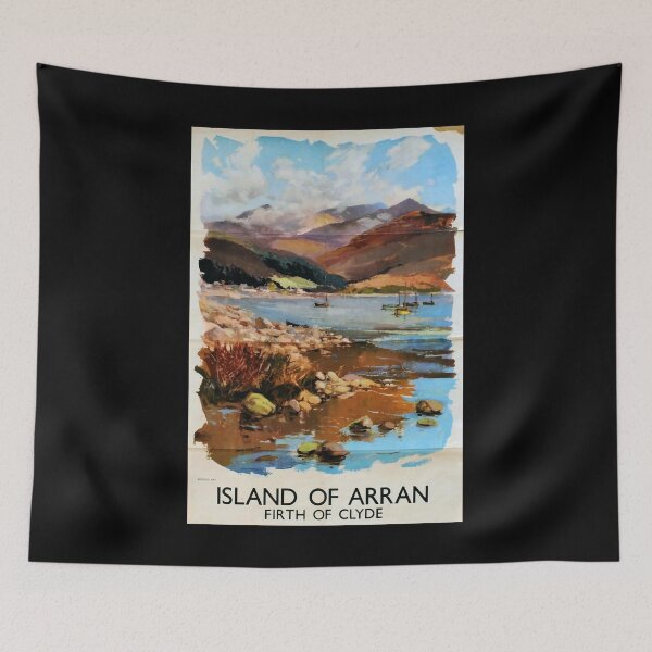 Item preview, Island Of Arran retro poster designed and sold by CorasPosters.