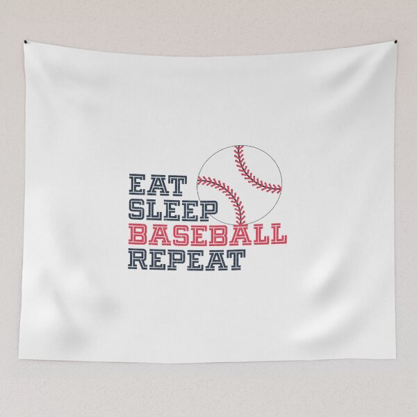 Item preview, Eat Sleep Repeat Funny Baseball Lover designed and sold by artworkbyrihen.