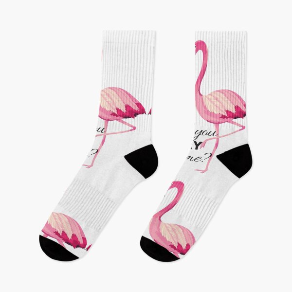 Item preview, Will you Stay with me? Flamingo cute design  designed and sold by AmazingEcraft.