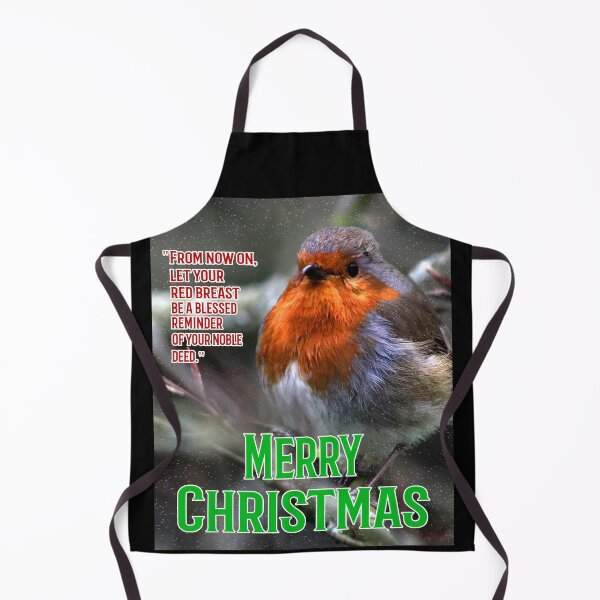 Item preview, Christmas Robin Greeting designed and sold by MoonsmileProd.