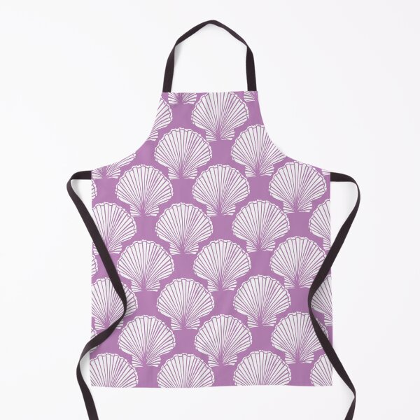 Item preview, Vector purple and white seashells repeat pattern.  designed and sold by jamiesoondesign.