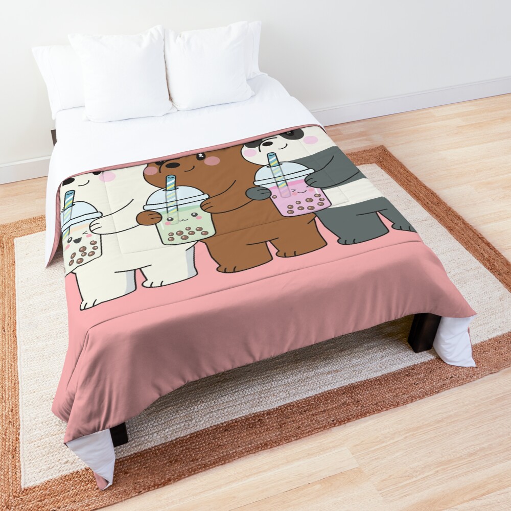 "We Bare Bears" Comforter by plushism Redbubble