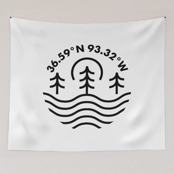 Item preview, Table Rock Lake Coordinates designed and sold by HalpinDesign.