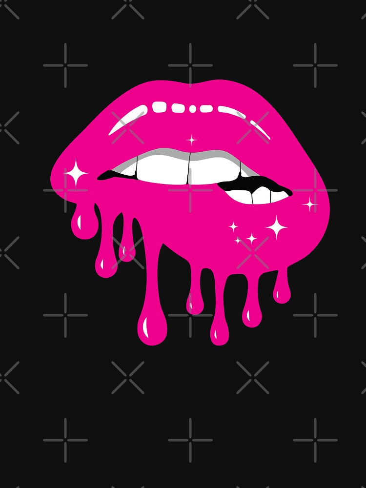 "Sexy Dripping Lips" Tshirt for Sale by Melanin100 Redbubble lips