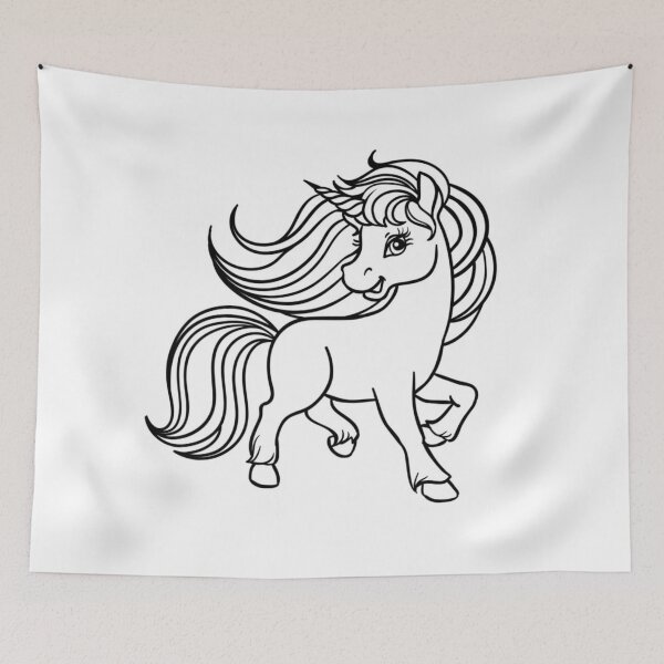 Item preview, Unicorn Outline designed and sold by Mywaymylife.