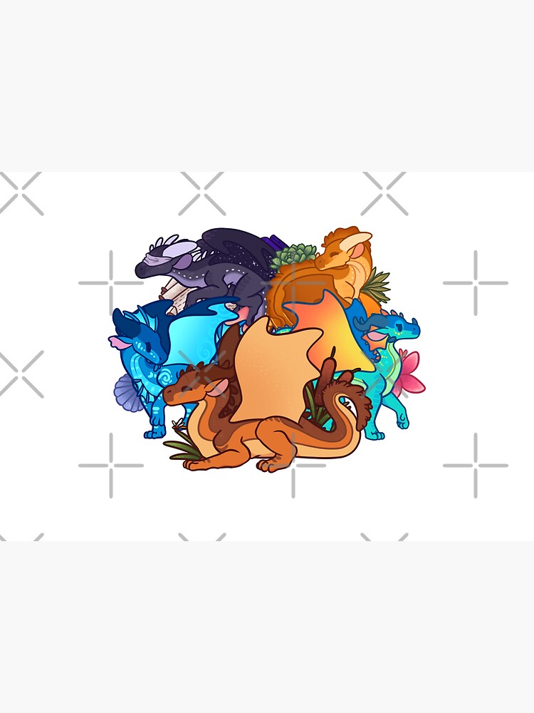 Chibi Dragonets of Destiny by EnchantedAnimal