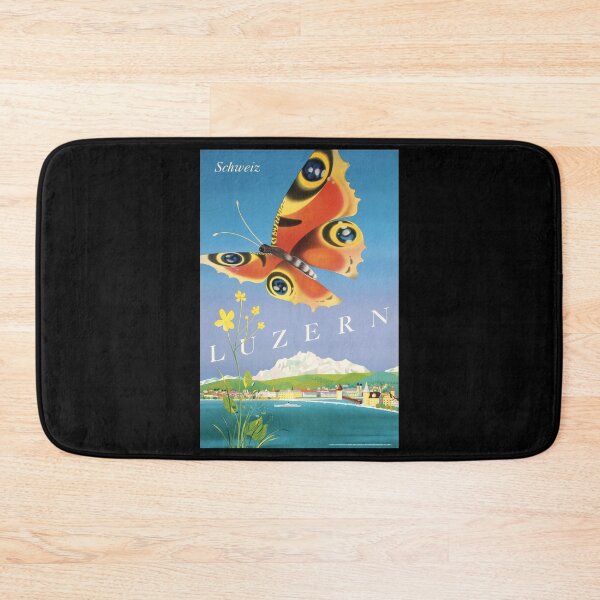 Item preview, Luzern Schweiz retro poster designed and sold by CorasPosters.