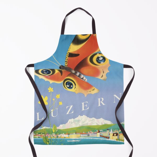 Item preview, Luzern Schweiz retro poster designed and sold by CorasPosters.