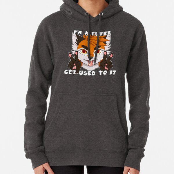 furry pullover hoodie
