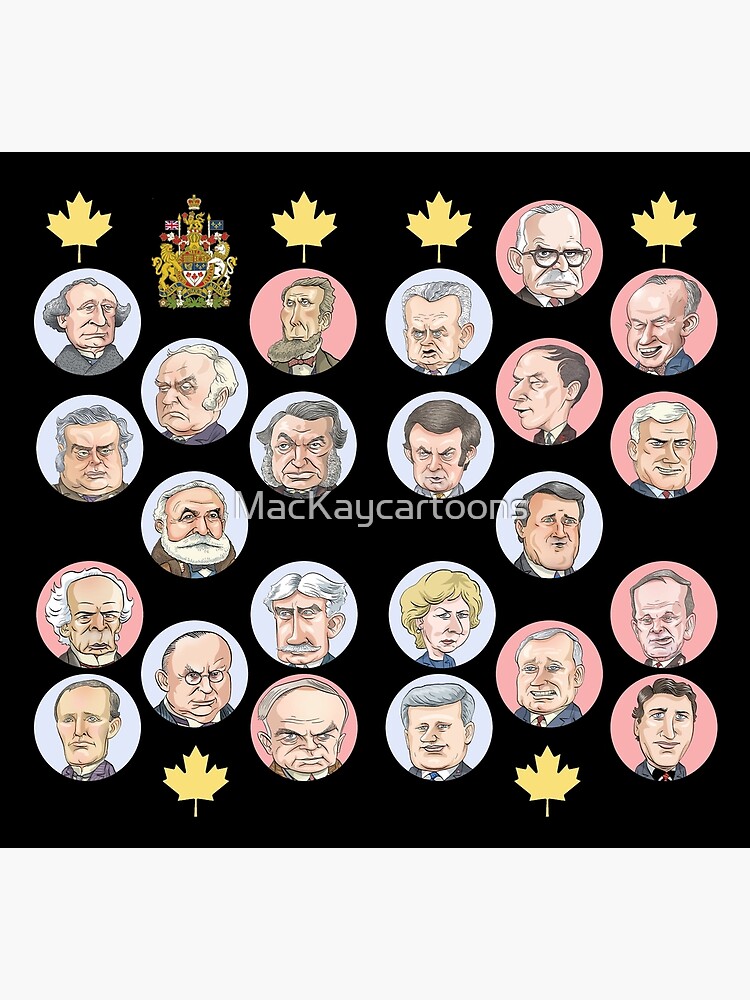 Prime Ministers of Canada by MacKaycartoons