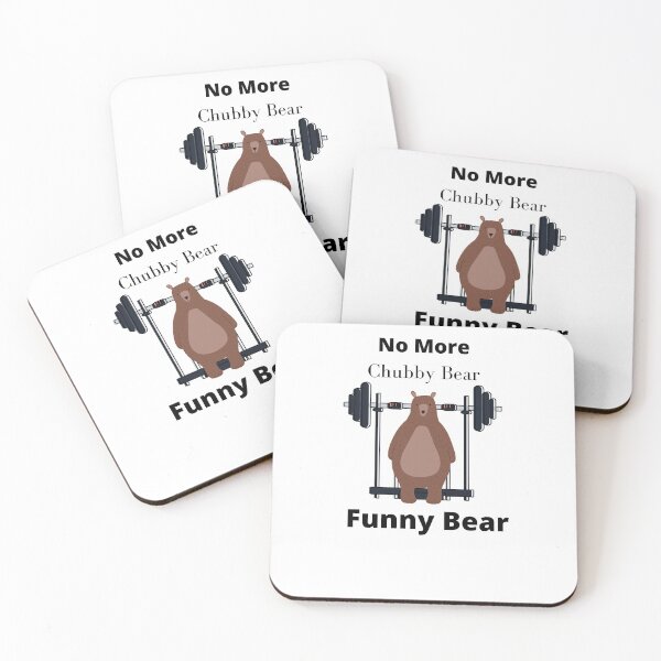 Item preview, No More Chubby Bear Funny Bear in Gym designed and sold by THESRICHA65.