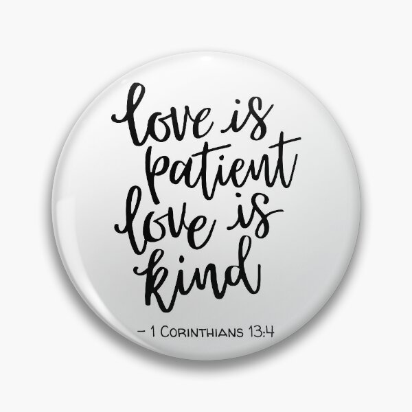 Item preview, 1 Corinthians 13:4  Quote  designed and sold by amazingjoy.