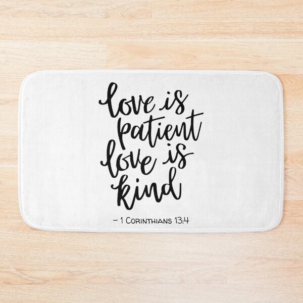Item preview, 1 Corinthians 13:4  Quote  designed and sold by amazingjoy.
