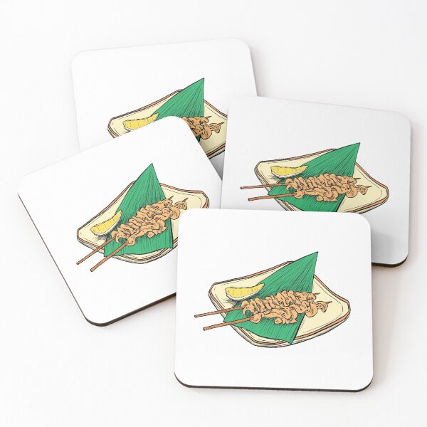 Item preview, Illustration of Japanese Snack - Salt grilled chicken skin | 盐烤鸡皮 designed and sold by iswenyi.