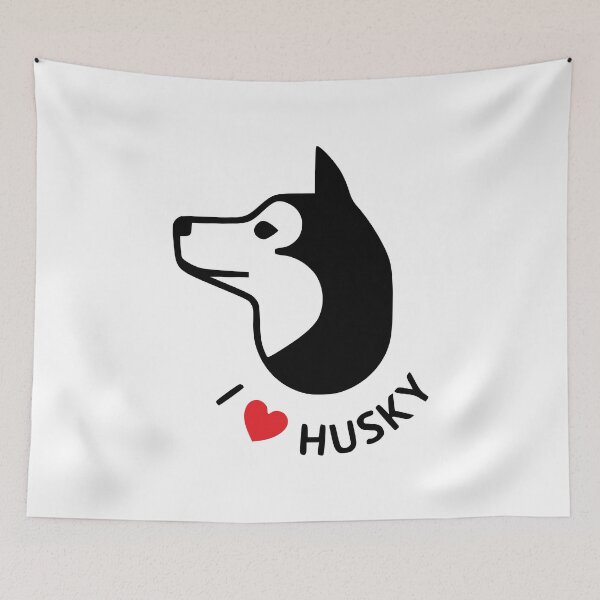 Item preview, I Love Husky designed and sold by asmmdesign.